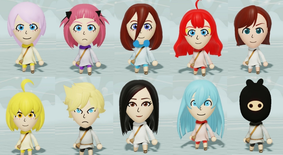 オーダー作品3点【Mii☪*】 switch版Miitopiaで作ったMiiを公開！(新規有り) - カオルイの自由