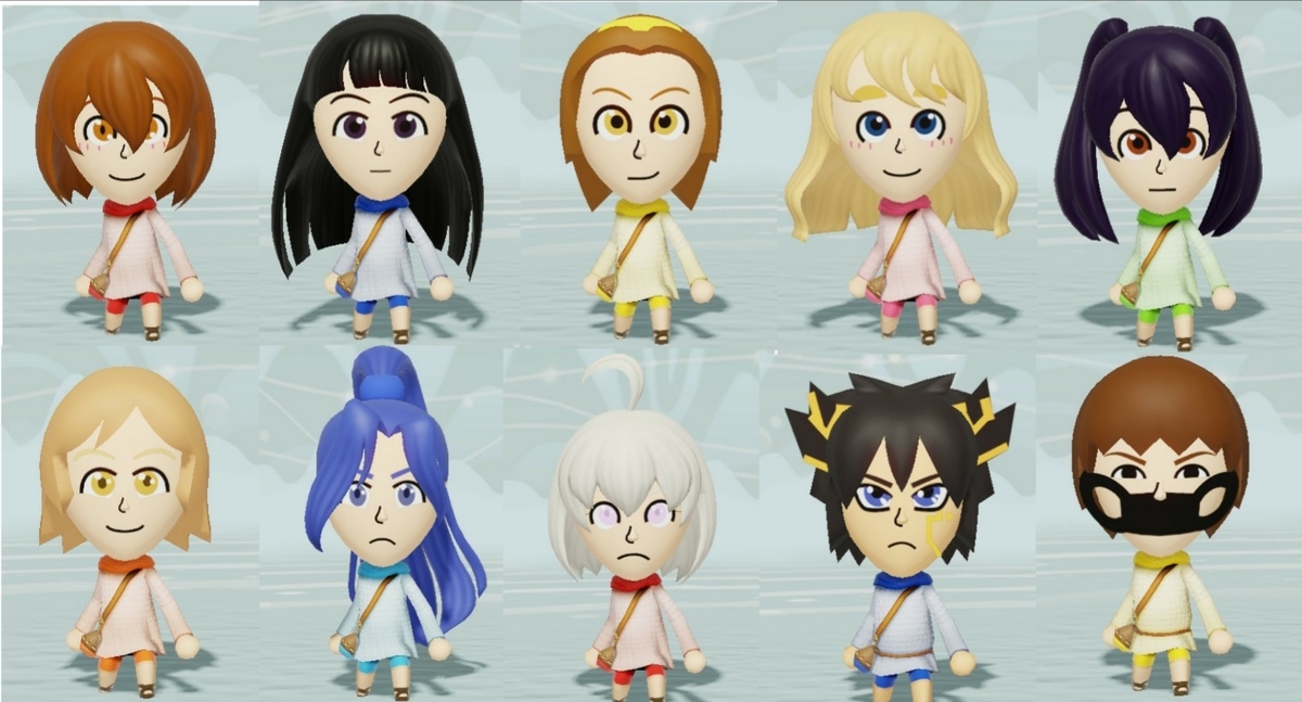 オーダー作品3点【Mii☪*】 Miitopiaで作ったMii紹介！～けいおん！やシンフォギア等々