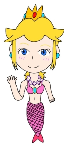 人魚化したピーチ姫と敗吐のイラスト カオルイの自由きままなブログ 人魚化したピーチ姫と敗吐のイラスト カオルイの自由きままなブログ