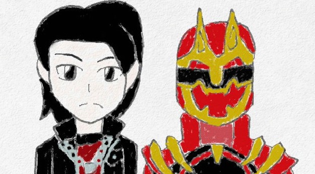 遠野吠/ゴジュウウルフを含む三枚のイラスト! - カオルイの自由きままなブログ