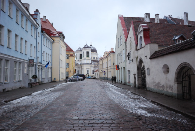 エストニア】世界遺産”タリンの旧市街”を雪の中散歩してみた。【前半