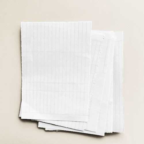 裏紙 白い紙 の魔力 Blotter Lunarmagic Annex