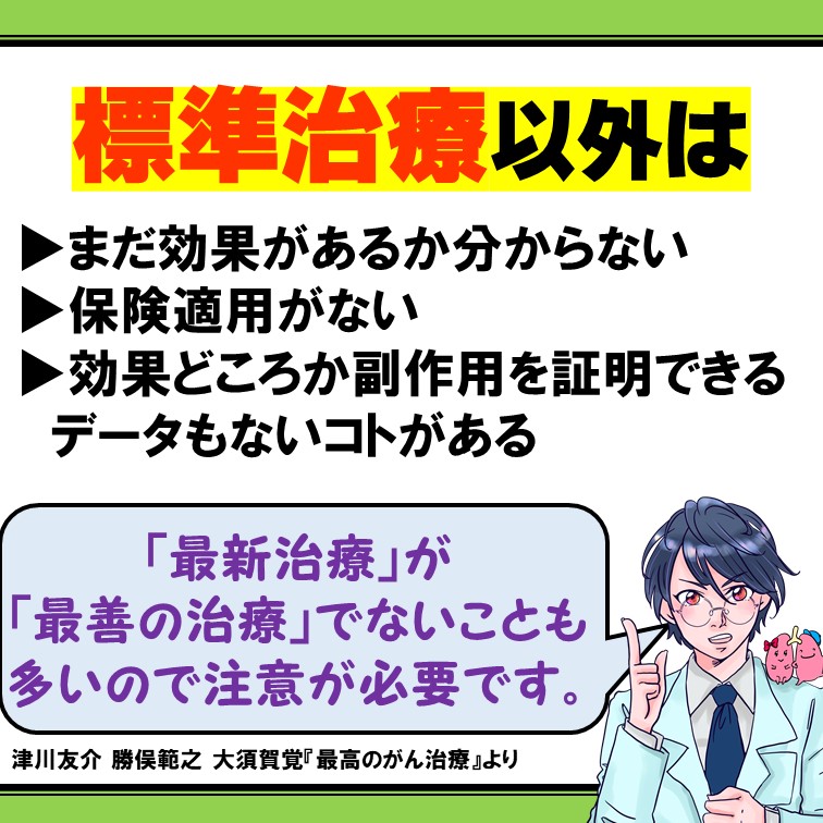 肺癌, 肺癌勉強会, 代替療法, 標準療法, トンデモ医療, 先進医療