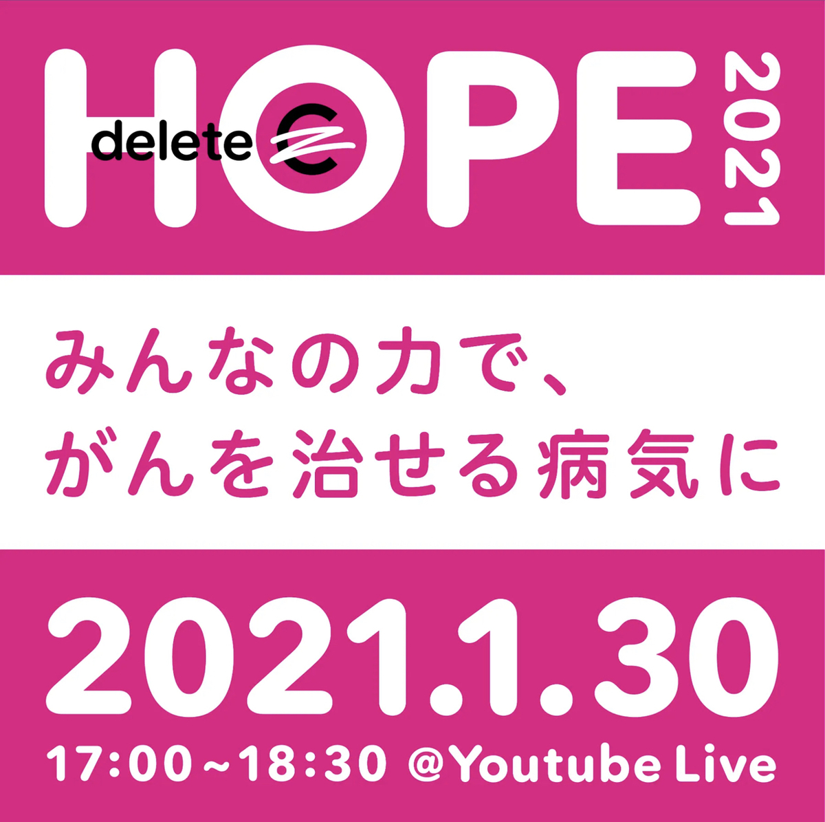 肺癌, 肺癌勉強会, deleteC, HOPE2021, whydeleteC