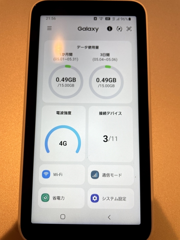 Galaxy 5G Mobile Wi-Fi」と「ドコモ 5Gギガホプレミア」を