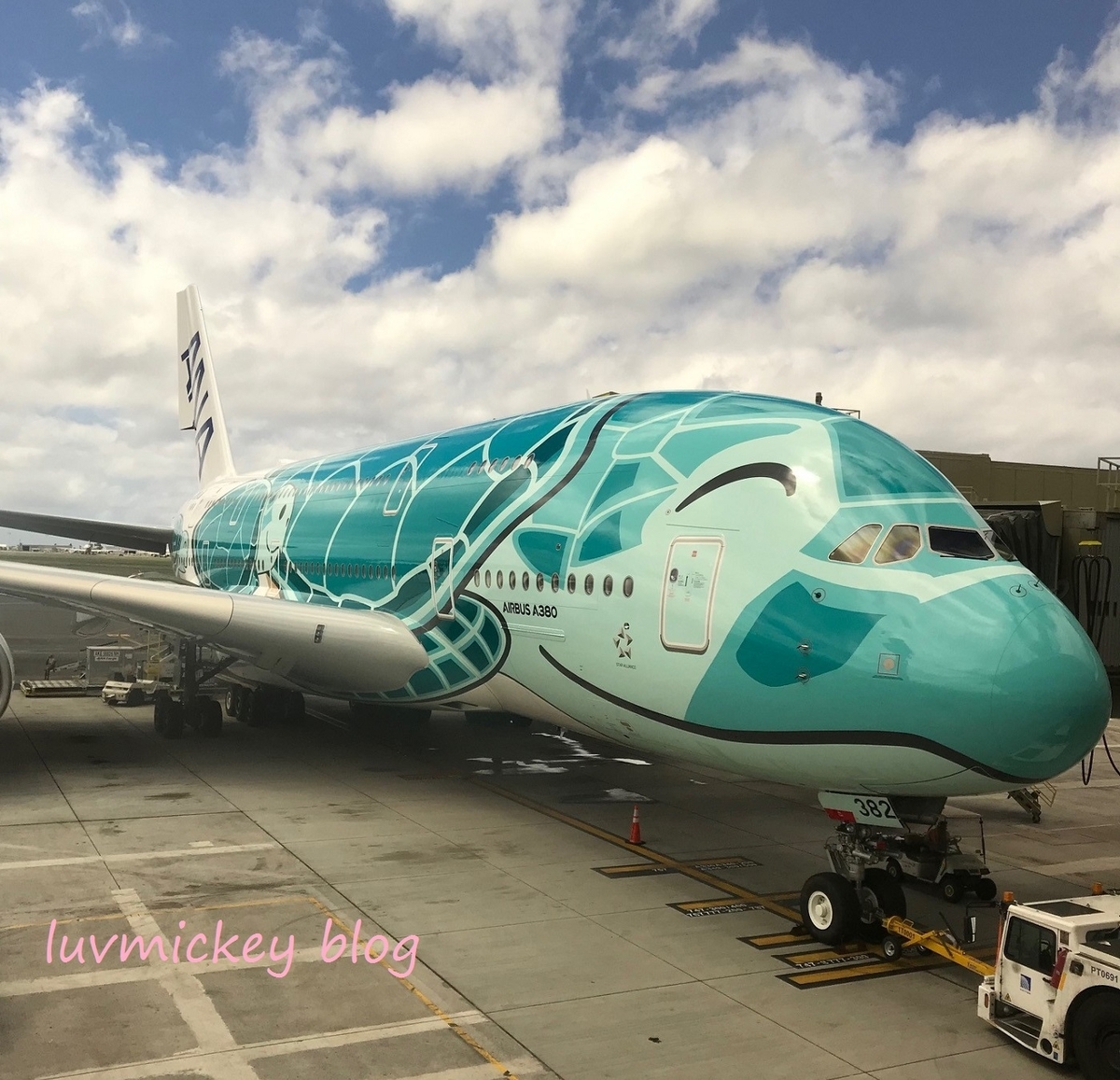 2/18着✨3機まとめフライングホヌ/AirbusA380/ANA 1/350 A380フライング・ホヌ、サンセットオレンジの3号機が成田到着