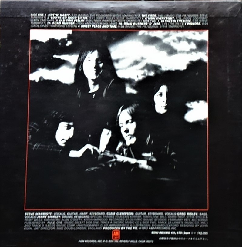 ハンブル・パイ　HUMBLE  PIE     スティーヴ・マリオット 芽瑠璃堂 ＞ ハンブル・パイ 『ライヴ・イン・コンサート』VQCD10191