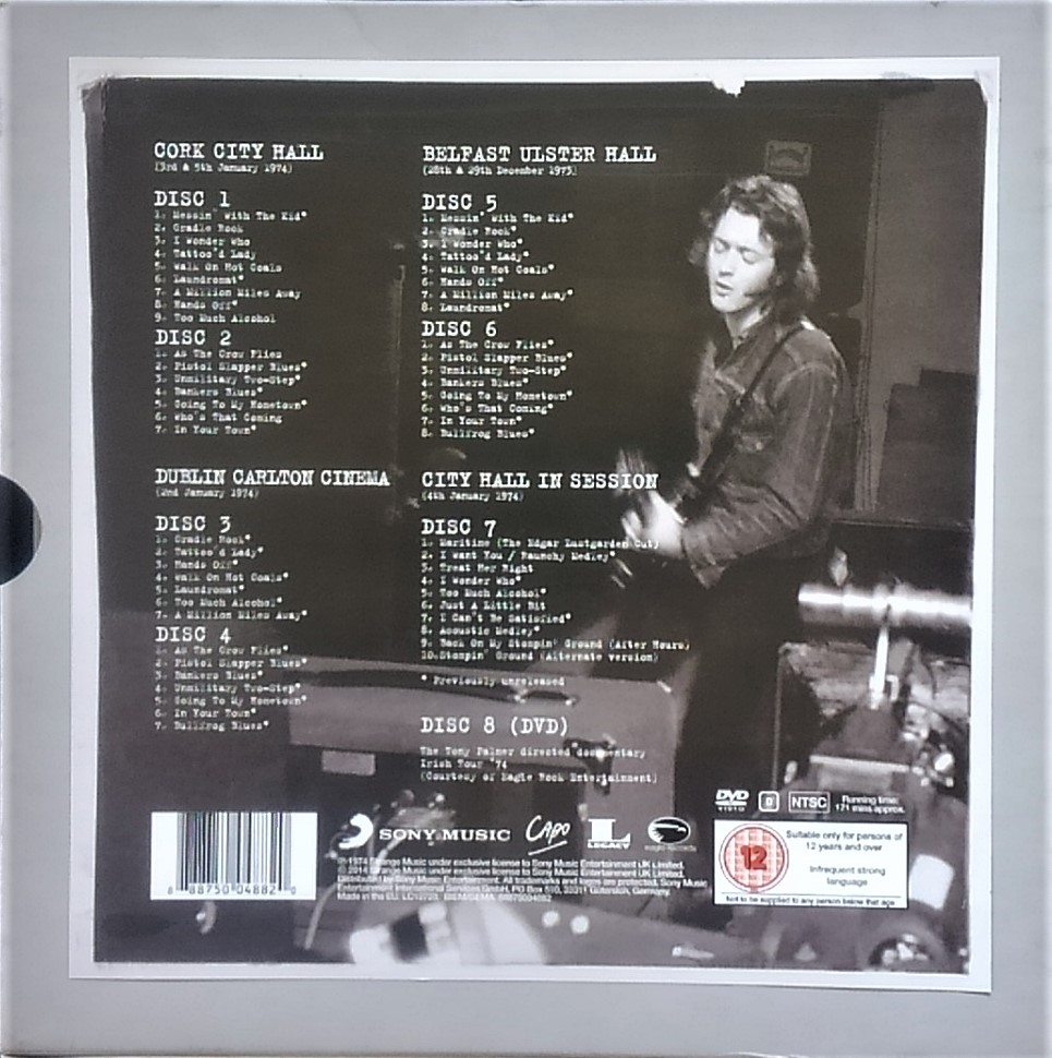 ロリー・ギャラガー　IRISH TOUR    DELUXE EDITION IRISH TOUR 74 (7CD+DVD DELUXE EDITION BOX)/RORY GALLAGHER