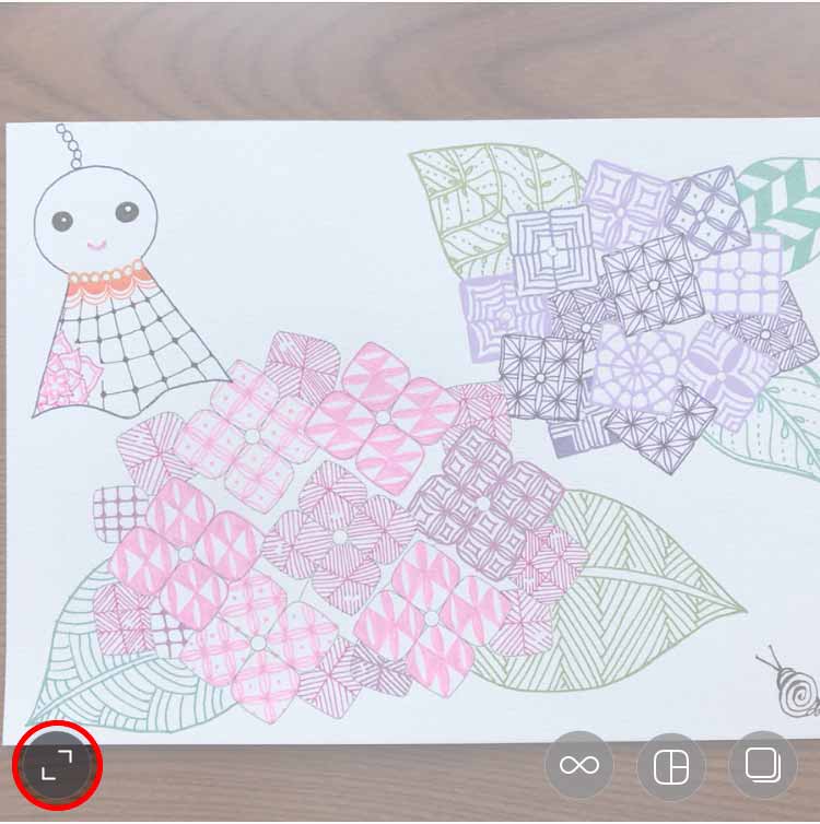 Instagram インスタグラム で長方形の画像を投稿したい M S Graffiti ミミの楽描き帖