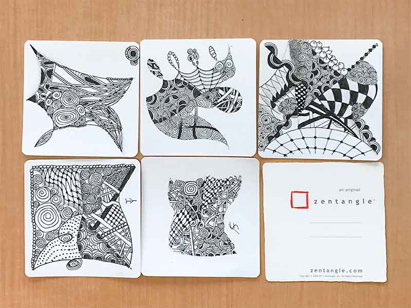 Zentangle ゼンタングル ワークショップ M S Graffiti ミミの楽描き帖 Zentangle ゼンタングル ワークショップ M S Graffiti ミミの楽描き帖