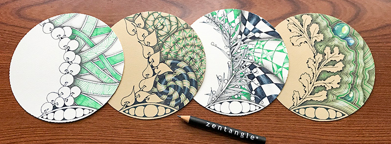 Zentangle ゼンタングル プロジェクトパック09 4日目 M S Graffiti ミミの楽描き帖 Zentangle ゼンタングル プロジェクトパック09 4日目 M S Graffiti ミミの楽描き帖