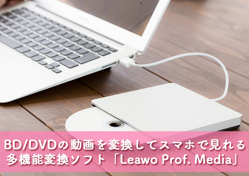 Leawo Prof Media はbdやdvdの動画を簡単に変換できてスマホにも保存できる多機能変換ソフト Pr てふてふさんぽ