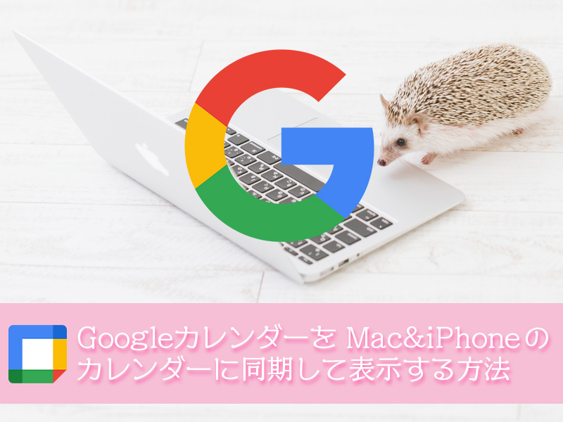 Googleカレンダーをmac と Iphone のカレンダーに同期して表示する方法 てふてふさんぽ