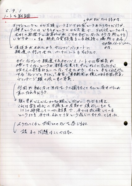 保坂和志作家生活20周年記念祭 - m-sakane's diary