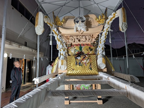 松原屋台 新しく松原屋台が完成しました！ - あの瞬間！俺たちは若かった！！