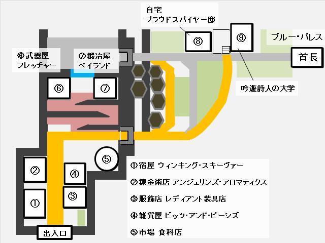 スカイリム 町の地図 自分用 M340 S Blog Minecraft