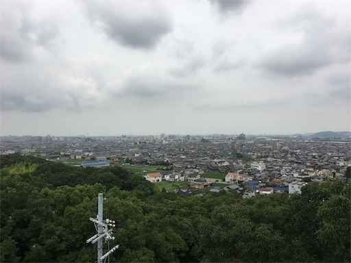 展望台(聖徳閣跡)日岡山公園 展望台(聖徳閣跡)日岡山公園