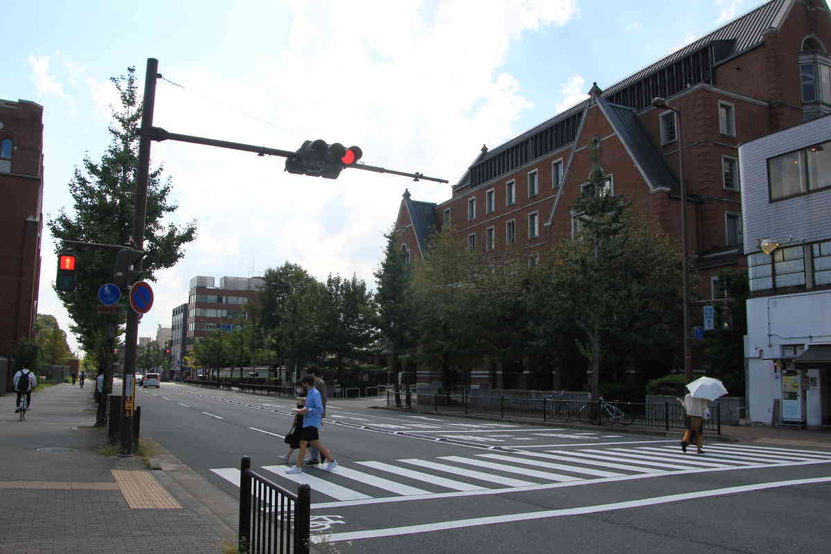 同志社大学　かつて花御所があったところ