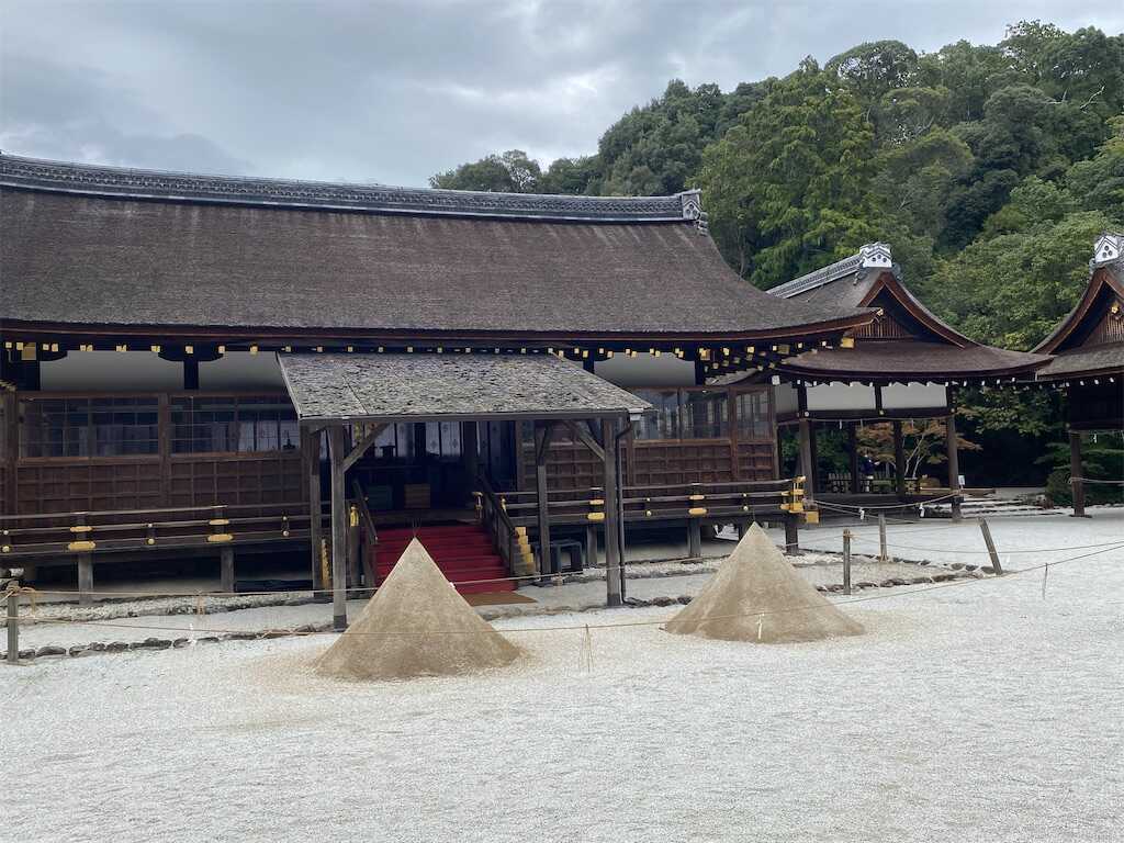 上賀茂神社細殿立砂