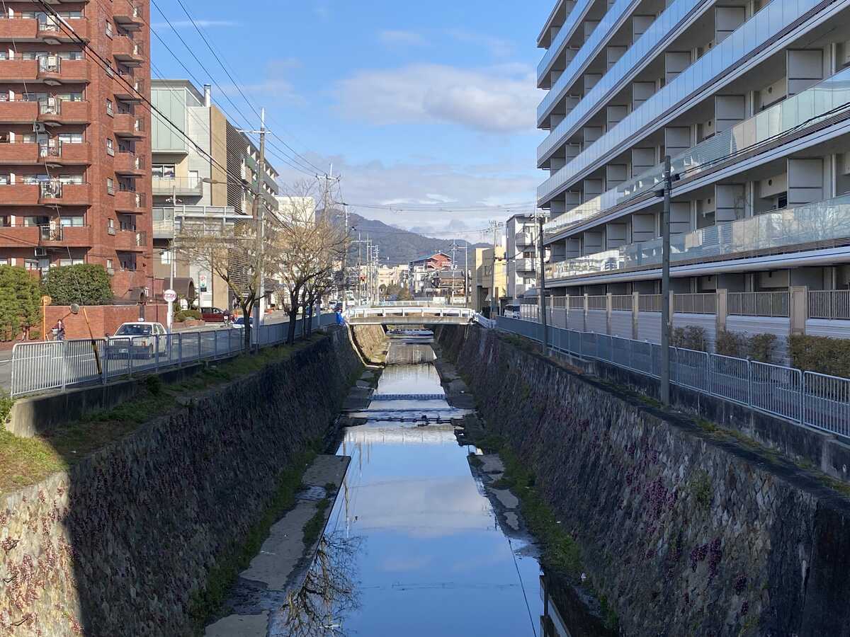 天神川（三条付近）