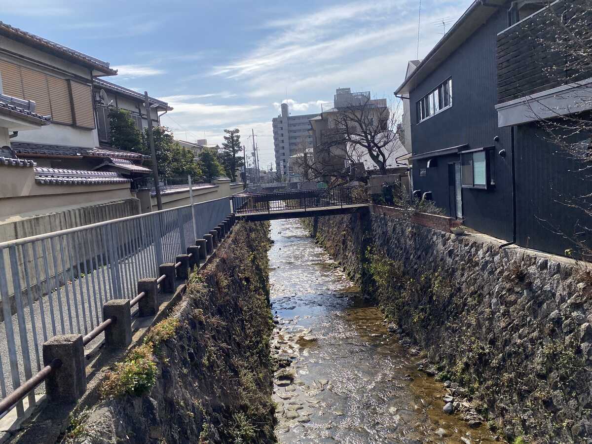 天神川・紙屋川（京都市）下立売通り