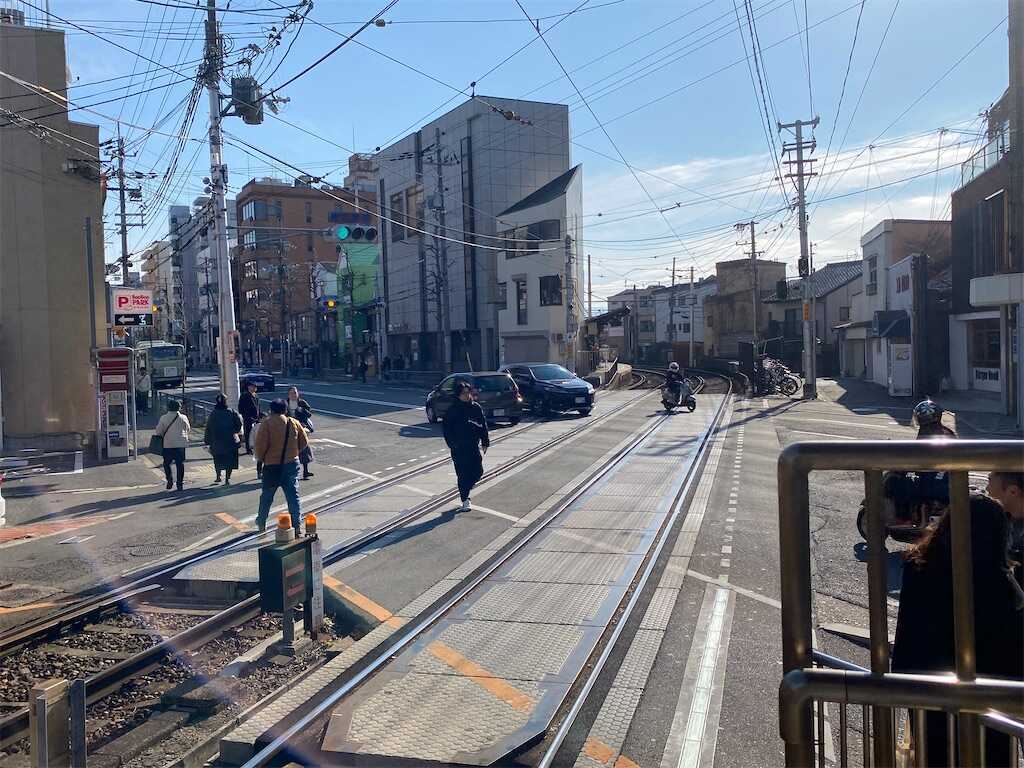 嵐電　西院駅　
