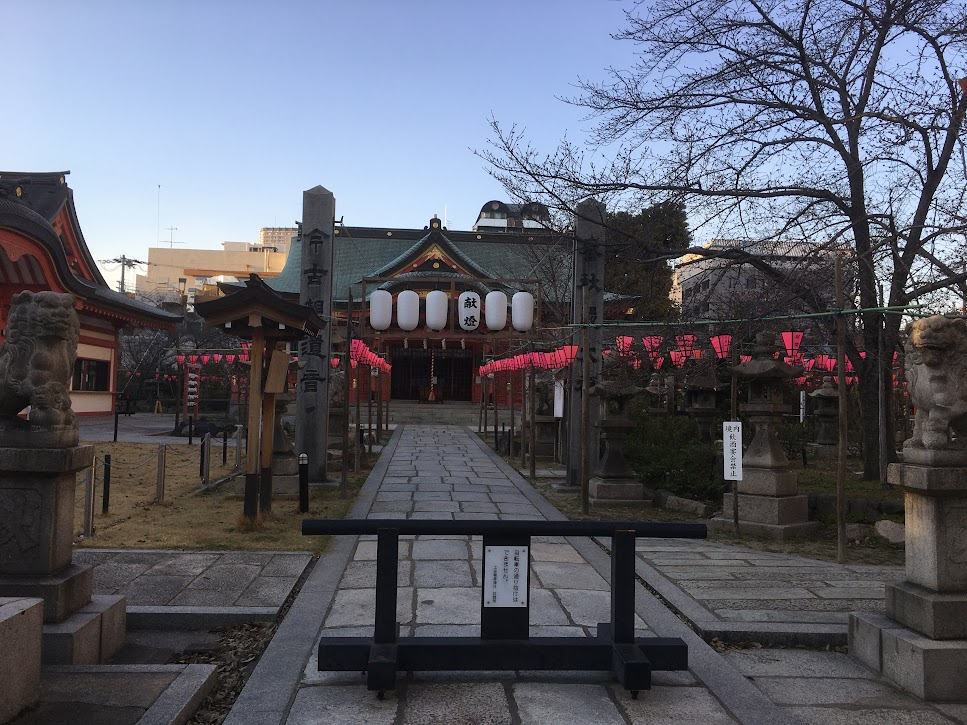 土佐稲荷神社　2020年３月25日桜