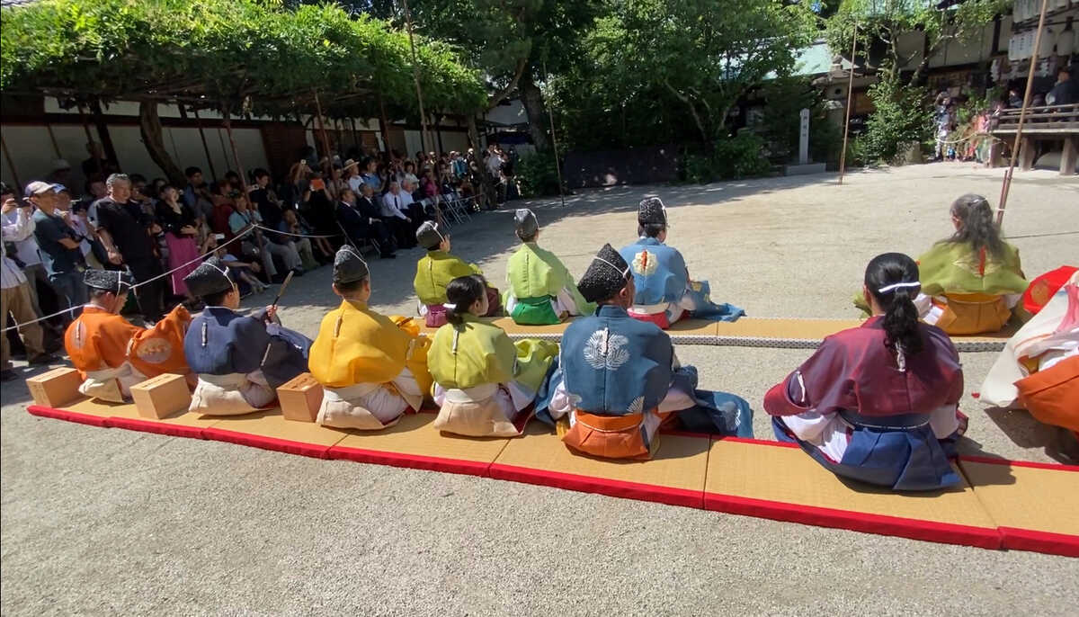 精大明神　白峯神宮　蹴鞠奉納