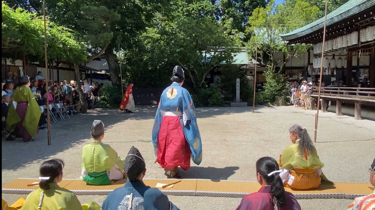 精大明神祭　白峯神宮　蹴鞠神事　2024年７月7日