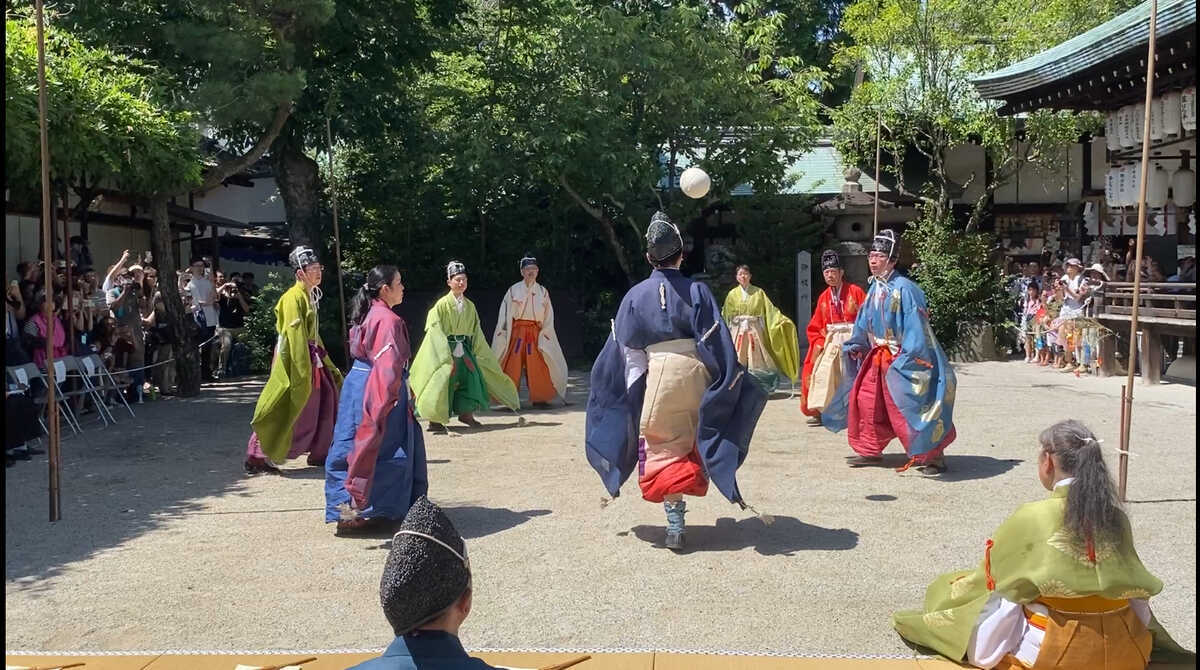 精大明神祭　蹴鞠奉納　白峯神宮　