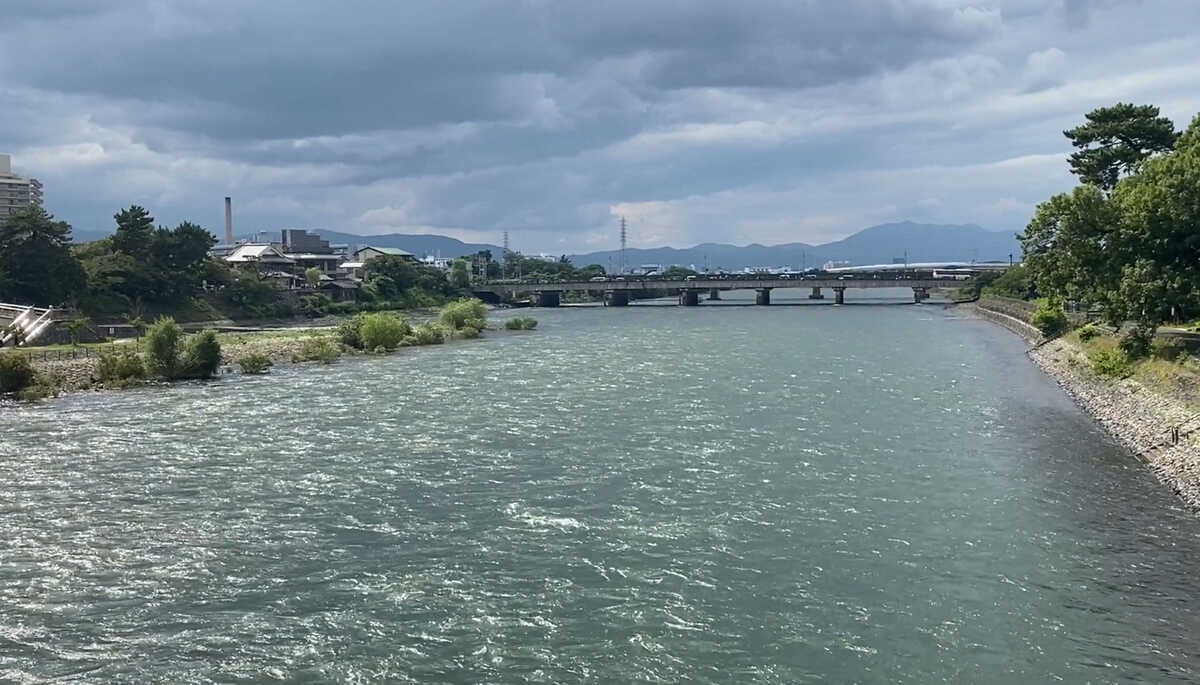 朝霧橋から宇治橋下流