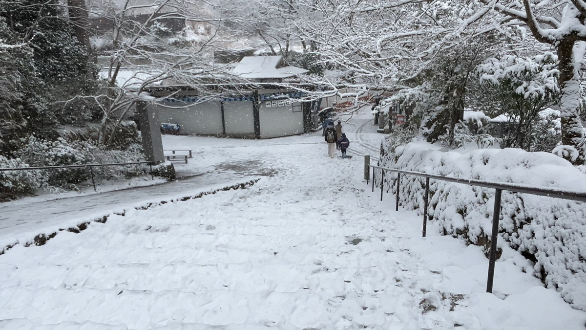 雪の大原三千院