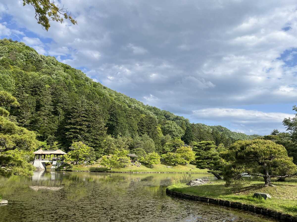 修学院離宮　上離宮　西浜