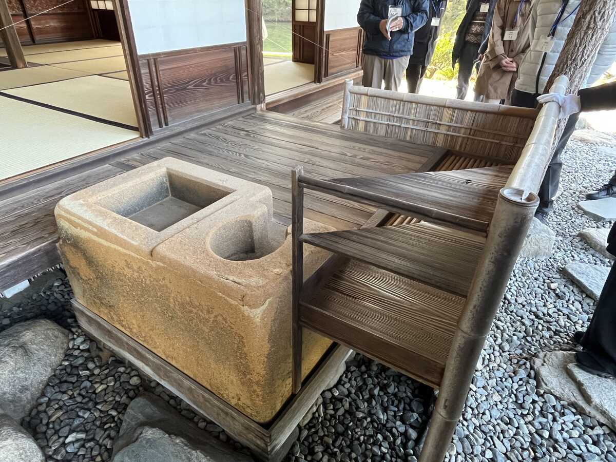 桂離宮　松琴亭　北側土廂（きたがわつちびさし）