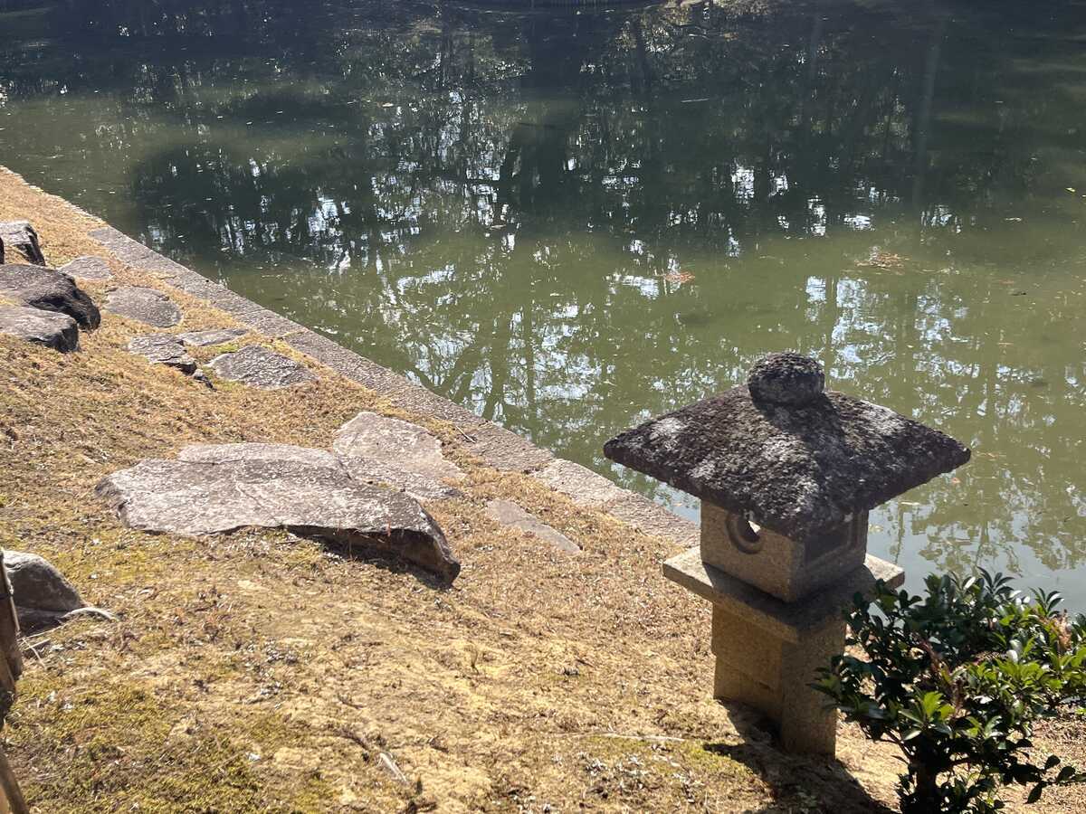 桂離宮　松琴亭　船着き場