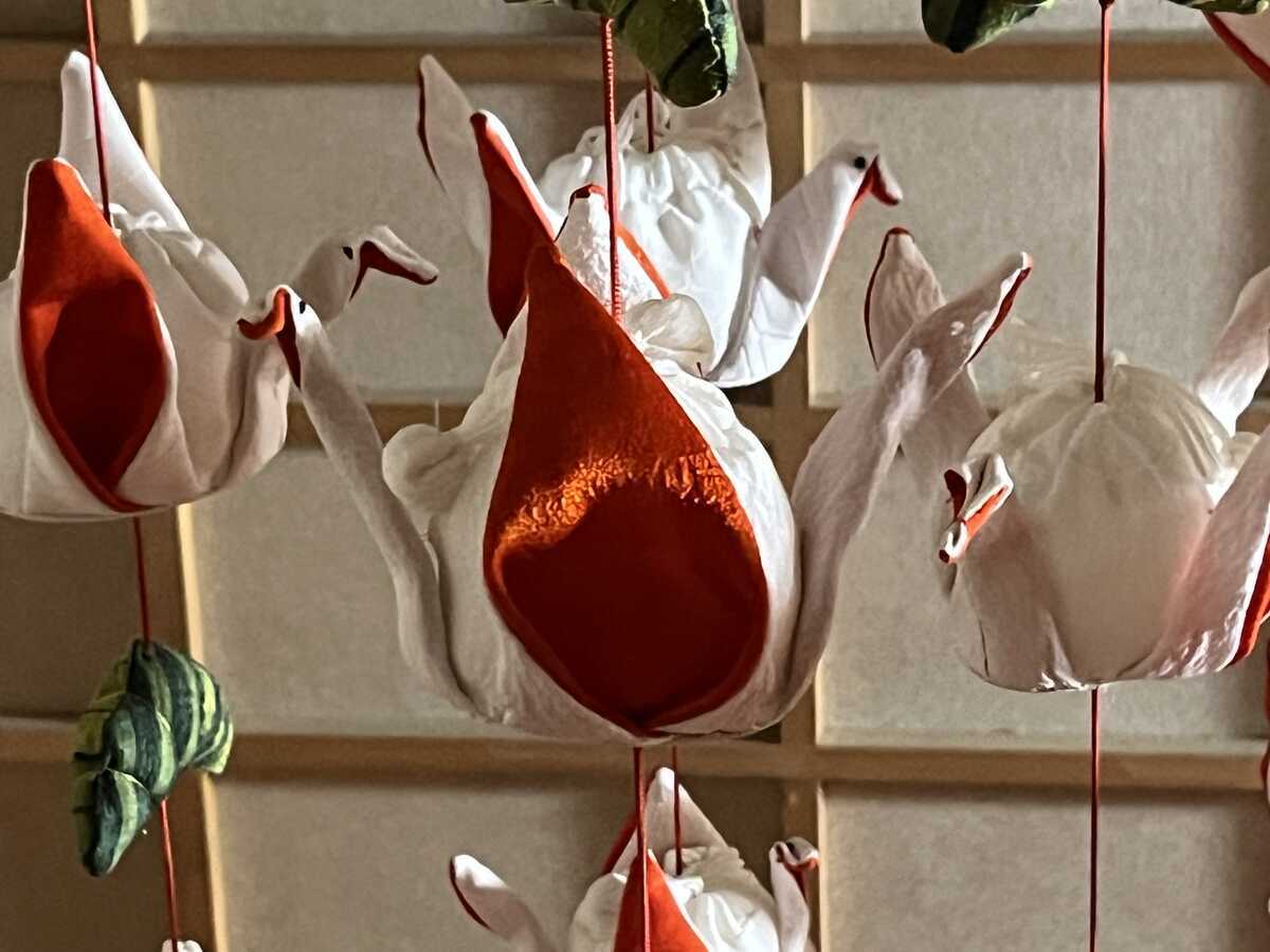 旧柏原藩陣屋　つるし雛展示