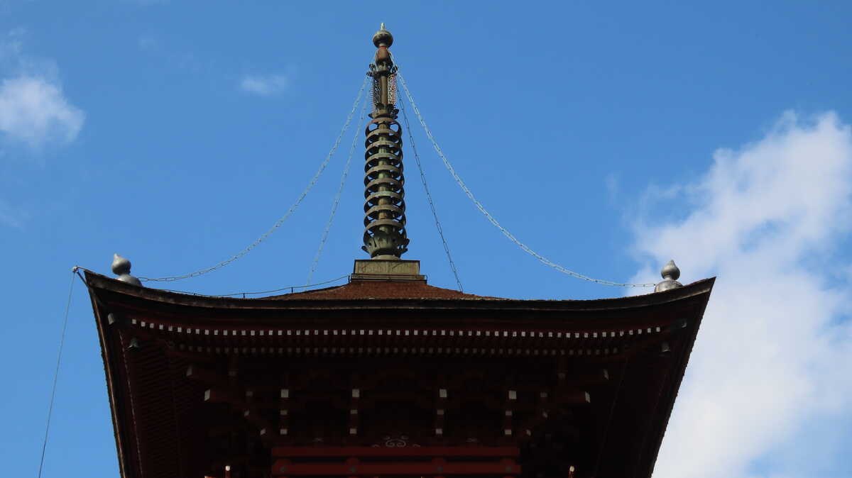 柏原八幡宮 三重塔
