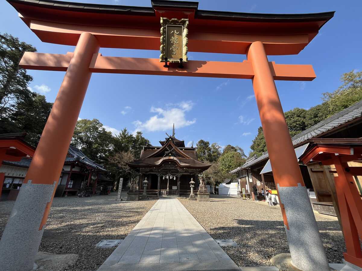 柏原八幡宮 鳥居