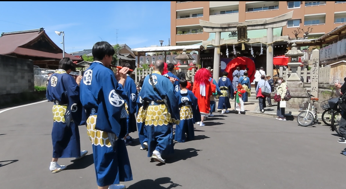やすらい祭　玄武神社