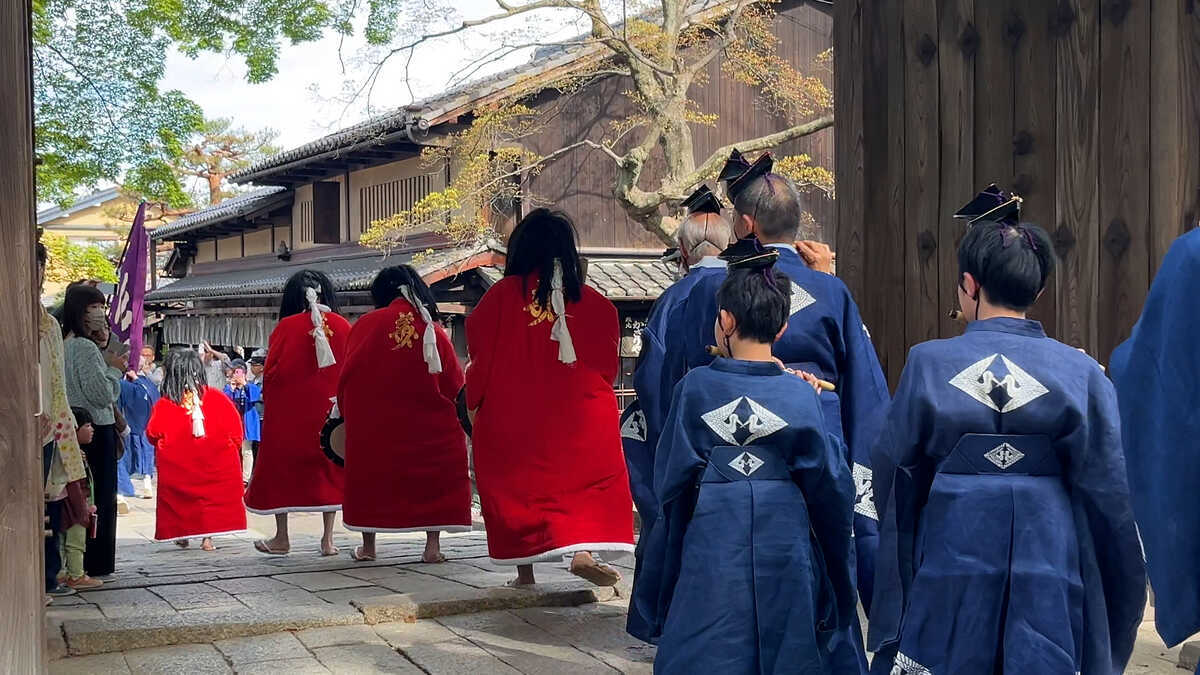 今宮やすらい祭　川上やすらい