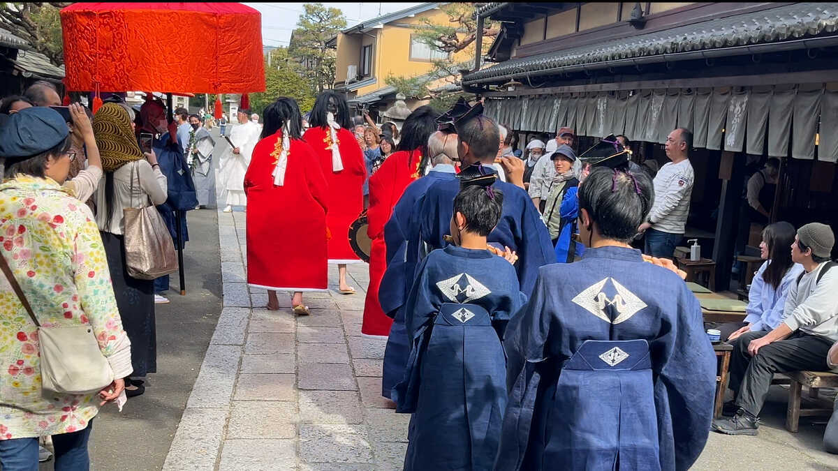 今宮やすらい祭　川上やすらい
