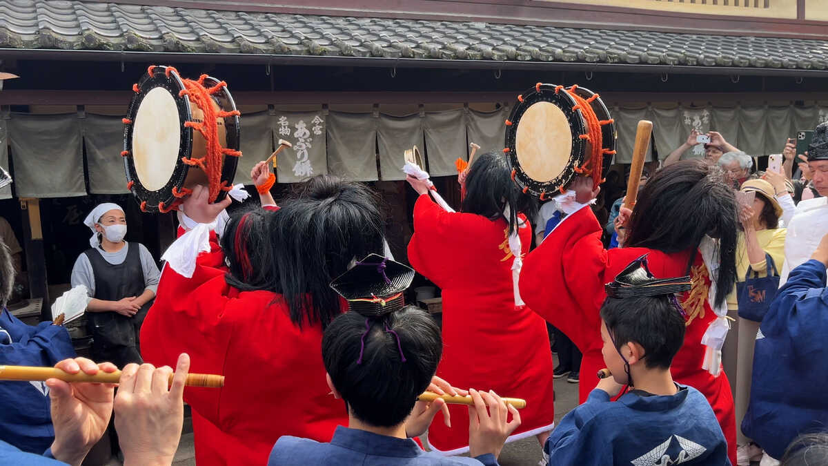 今宮やすらい祭　川上やすらい