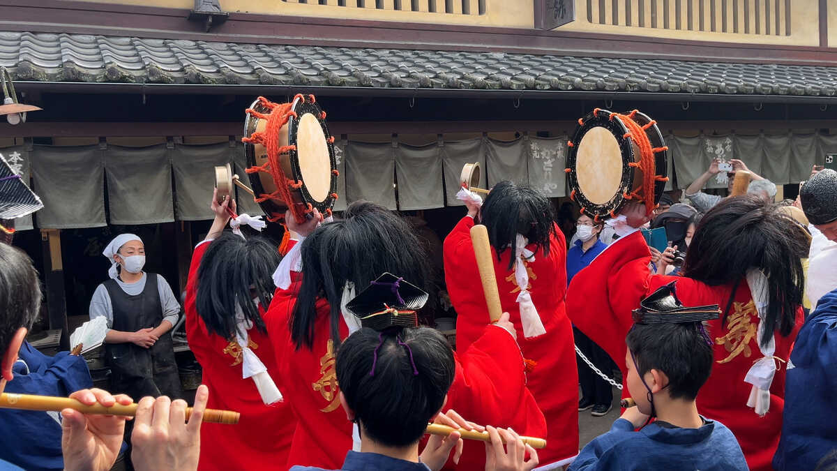 今宮やすらい祭　川上やすらい