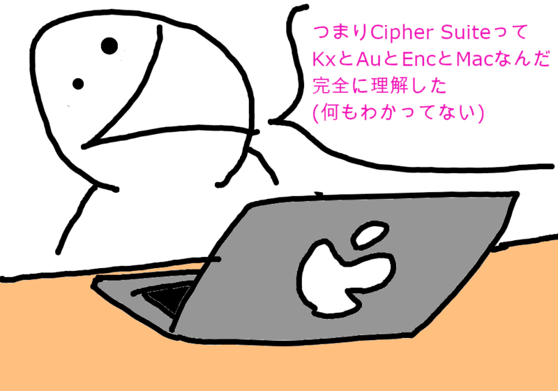 意味不明な文字列(例:ECDHE-ECDSA-CHACHA20-POLY1305)ことCipher Suite
