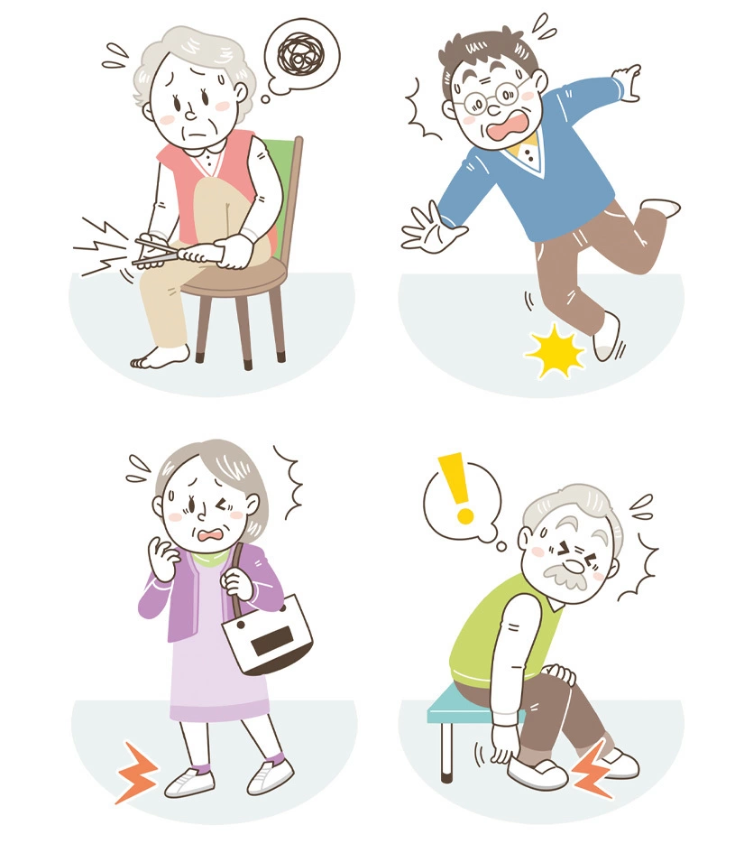医療関係〈 爪水虫のお薬 〉チラシ / 挿絵