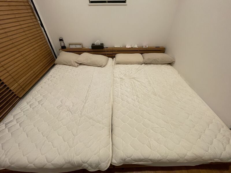 ニトリ　あったかボリューム毛布140x190cm/ヤワラカタッチ敷きパッド　① ニトリ あったかボリューム毛布140x190cm/ヤワラカタッチ敷き