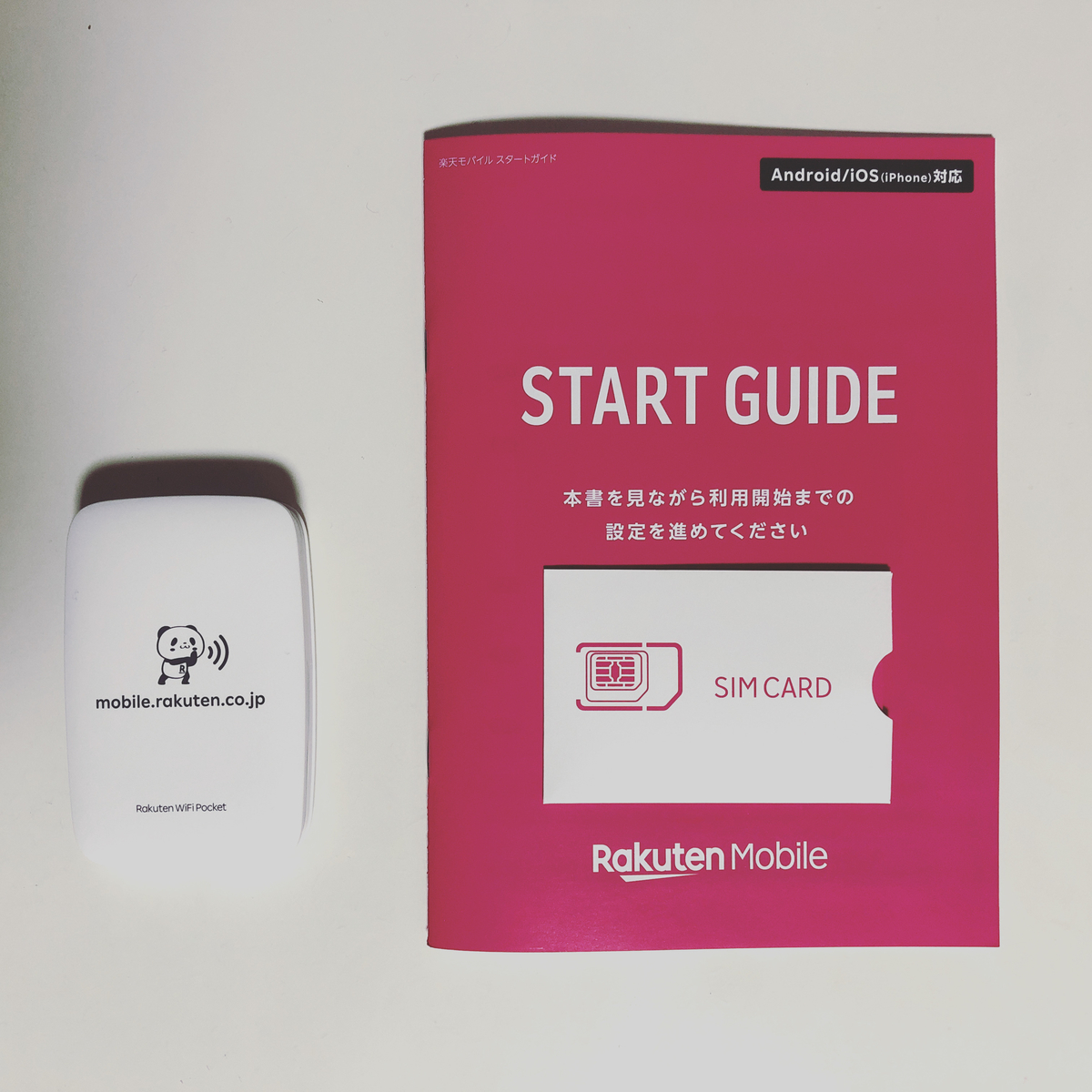 Rakuten WiFi PocketとSIMカード