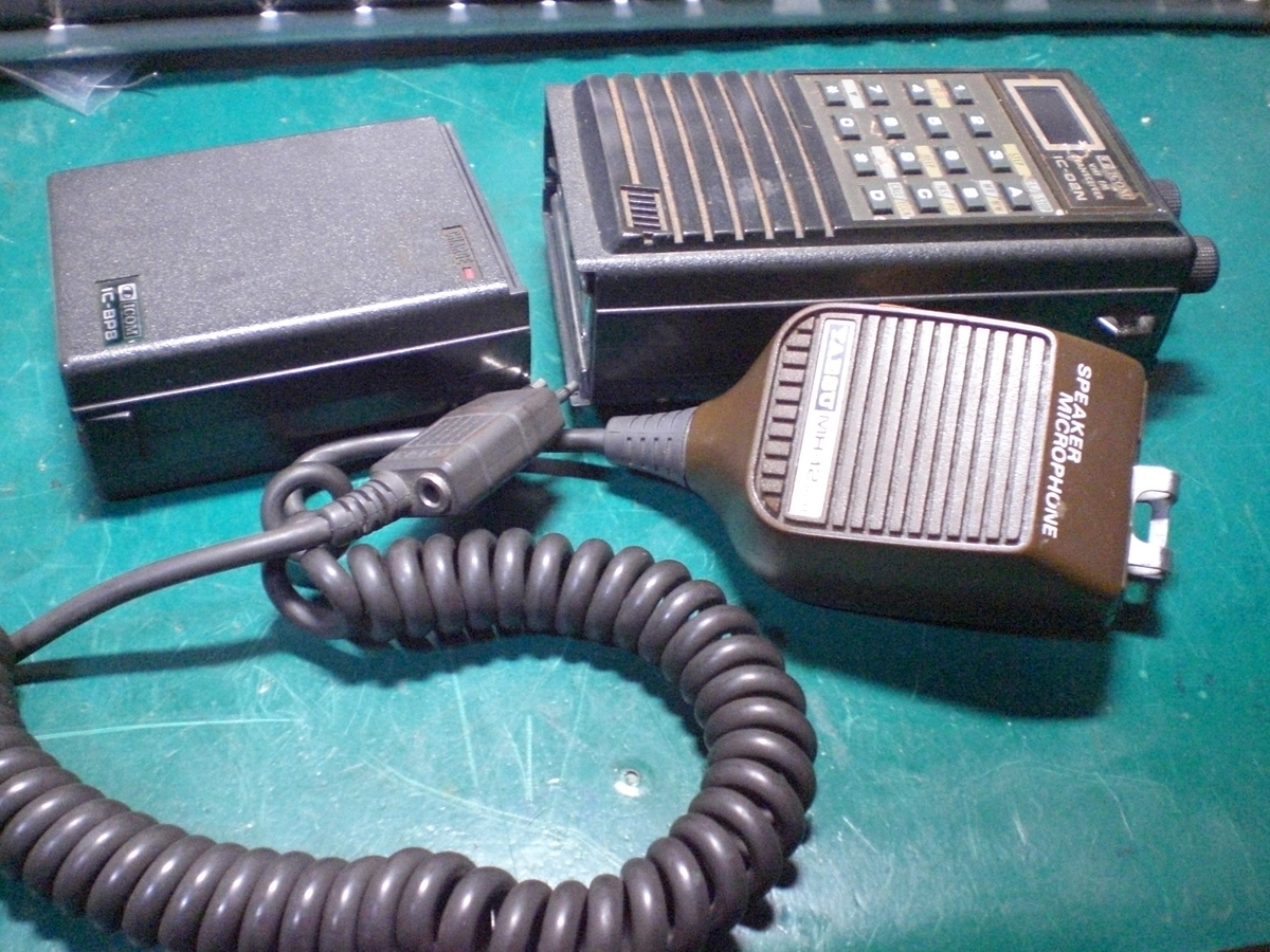ICOM IC-R1 IC-03N IC-BP8 セット ジャンク ICOM IC-R1 IC-03N IC-BP8 セット ジャンク