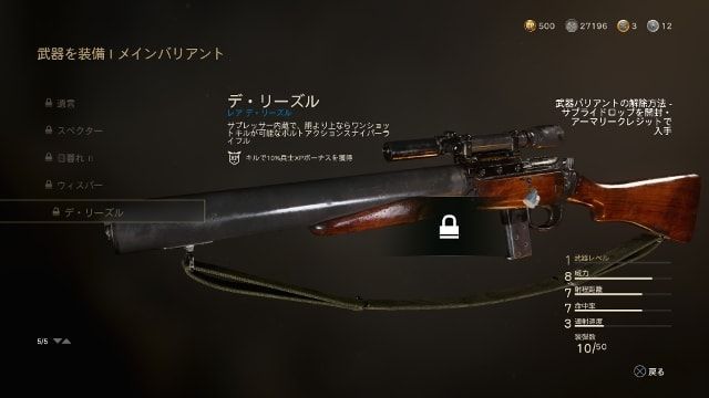 Call of Duty:WWII CODWW2の新武器