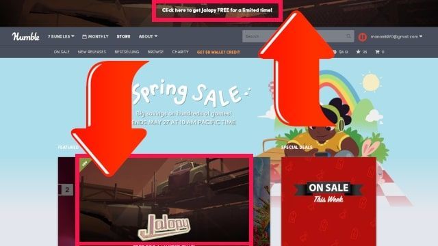 Humble sprinf sale